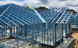 residential site - steel framing