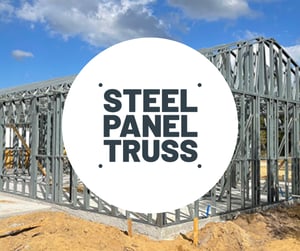 Steel panel truss