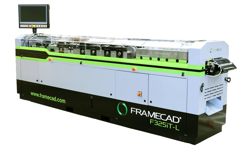 El F325it-L ofrece la capacidad de producir marcos de paredes, vigas y cerchas mas rapidas.